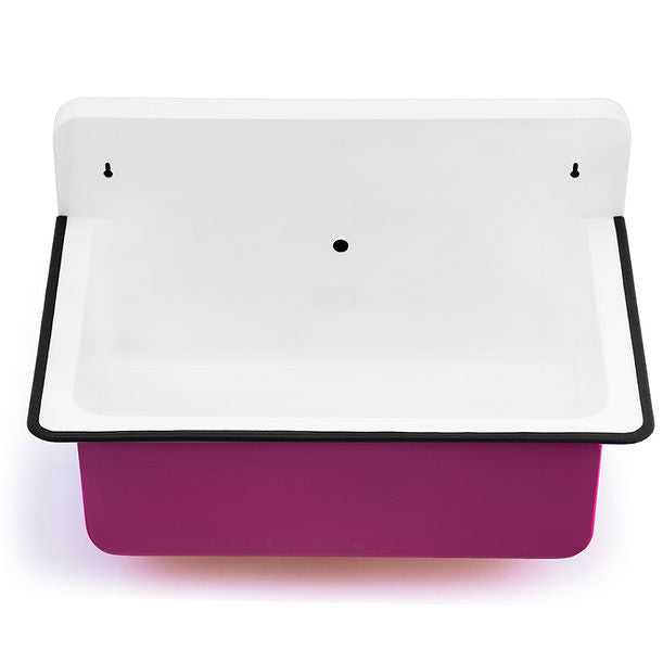 wallmount bucket sink Overflow