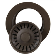 Brown Disposer Flange with Strainer Kitchen Drain - For Granite Composite Sinks