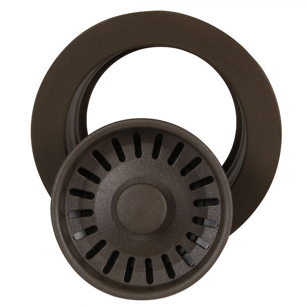 Brown Disposer Flange with Strainer Kitchen Drain - For Granite Composite Sinks