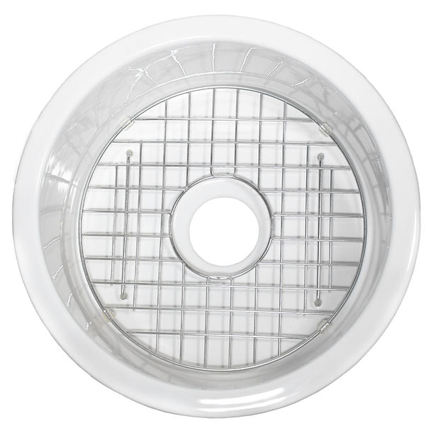 Nantucket 18" Fireclay Round Bar-Prep Sink
