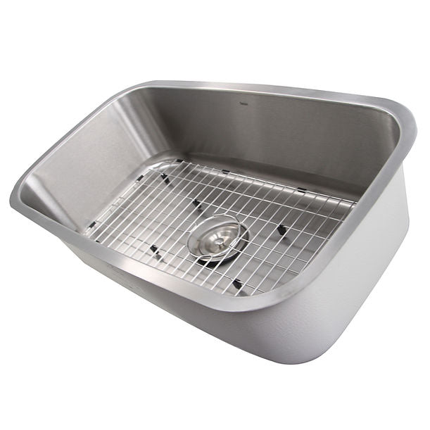 Nantucket NS3118-9-16 31" Large Rectangle Single Bowl Undermount Stainless Steel Kitchen Sink, 9"es Deep
