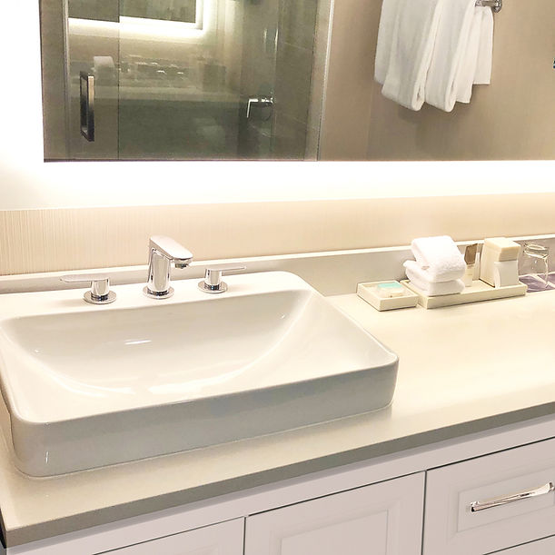 Nantucket 23" 3-hole Rectangular Drop-In Ceramic Vanity Sink DI-2317-R8