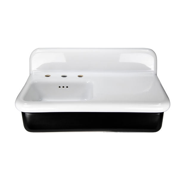Nantucket Fireclay 30s Style Sink with integral Ledge