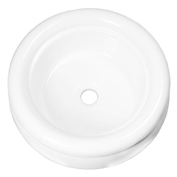 Victorian Collection Fine Fireclay 16" Round Vessel Sink