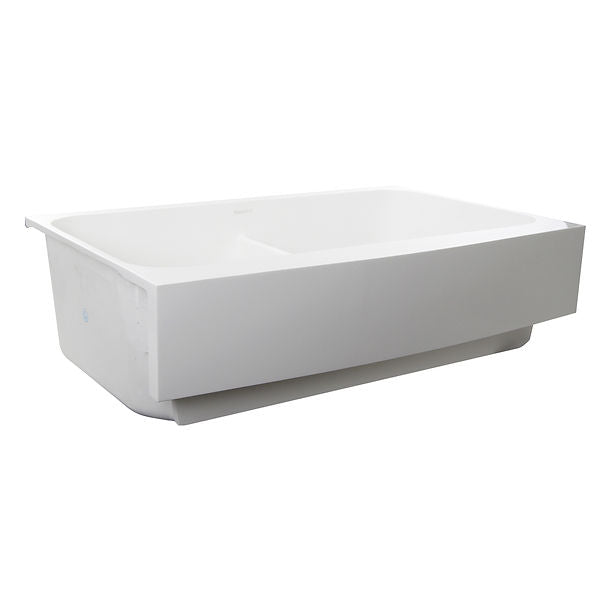 Nantucket Retrofit Glacierstone Double Bowl EZApron Kitchen Sink