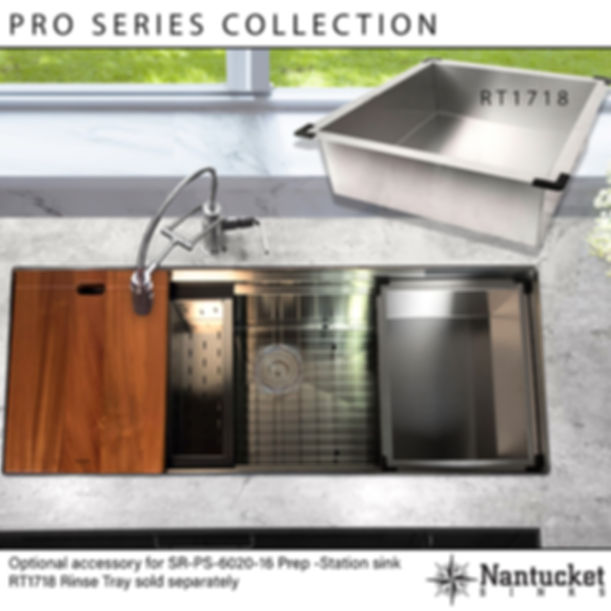 16 Gauge 304 Stainless Zero Radius Rectangle Undermount Sink With Specially Designed LedgesIncludes Bottom Grid, Colander and RUM OSD