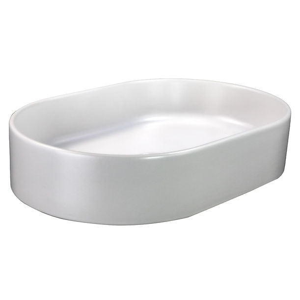 Nantucket Orta Italian Fireclay Vanity Sink - Matte White
