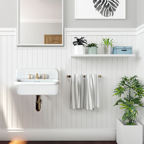 Nantucket Fireclay 30s Style Sink in All White