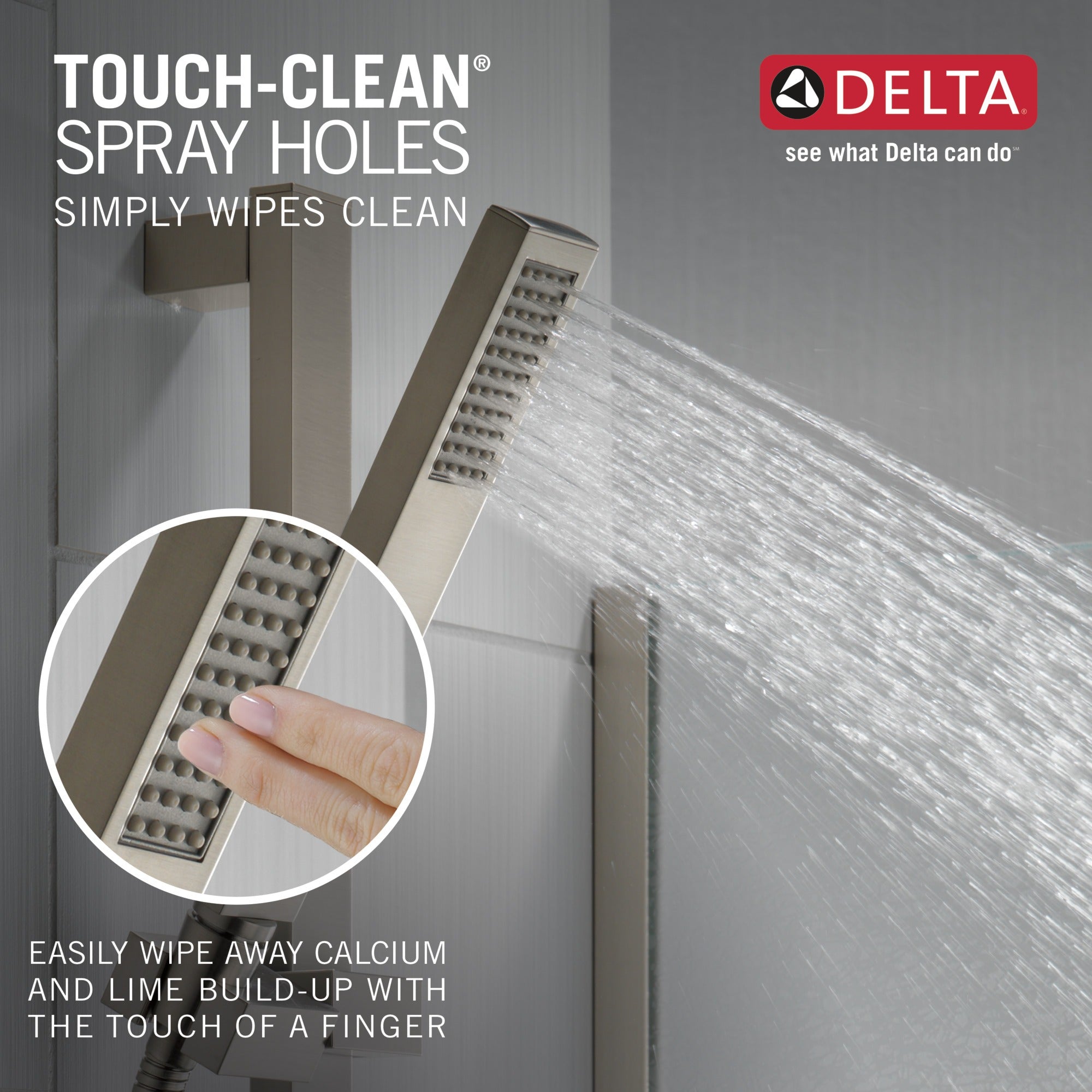 Delta Vero® Premium Single-Setting Slide Bar Hand Shower