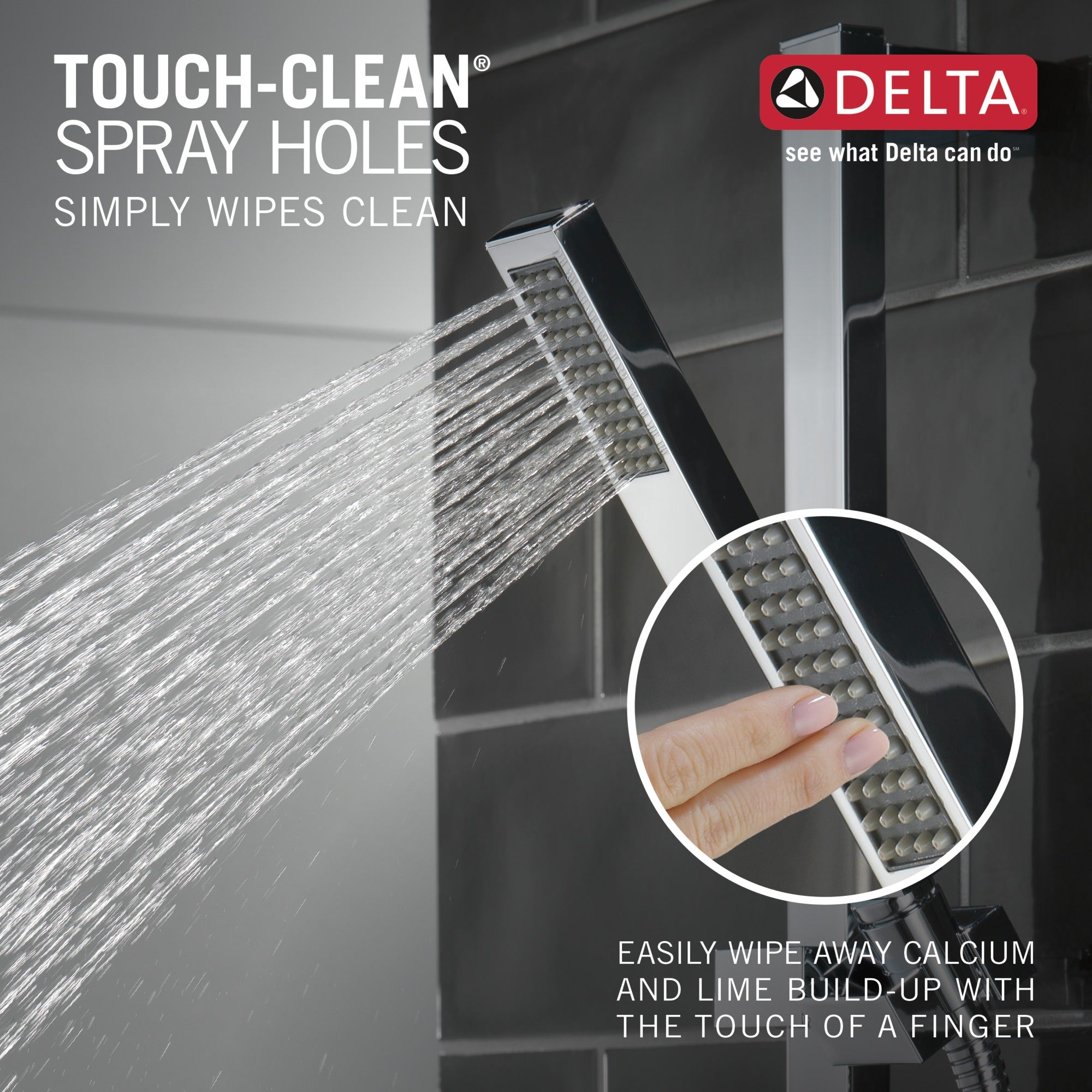 Delta Vero® Premium Single-Setting Slide Bar Hand Shower
