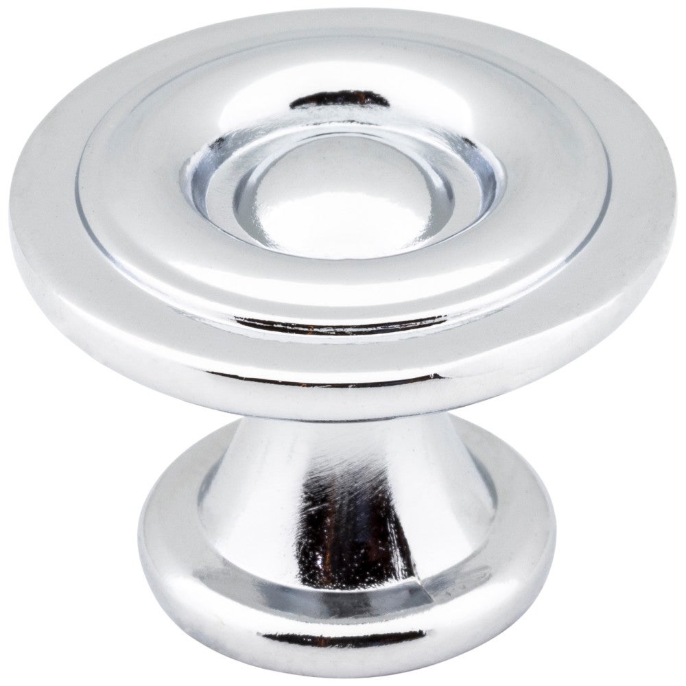 Hardware Resources 1-3/16" Diameter Satin Nickel Button Syracuse Cabinet Knob