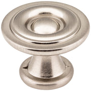 Hardware Resources 1-3/16" Diameter Satin Nickel Button Syracuse Cabinet Knob