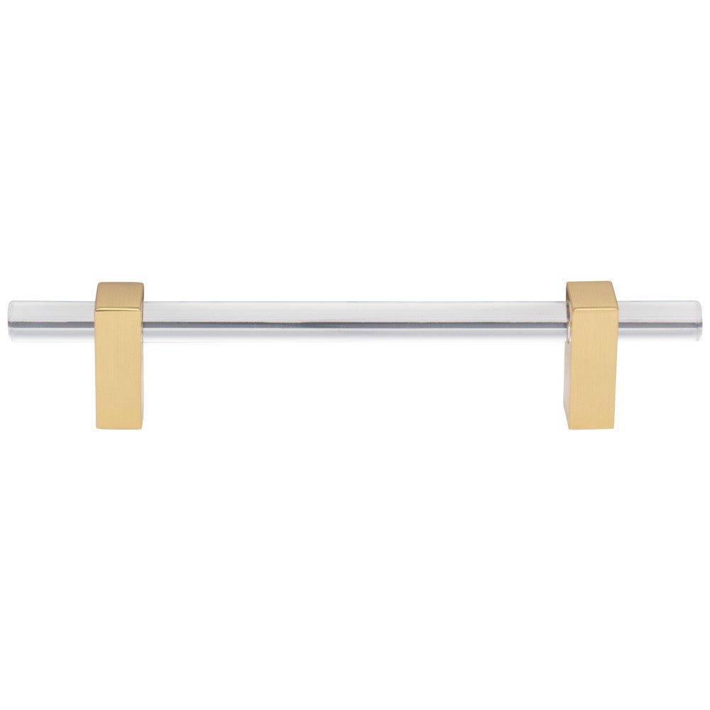 Hardware Resources 96 mm Center-to-Center Satin Nickel Spencer Cabinet Bar Pull