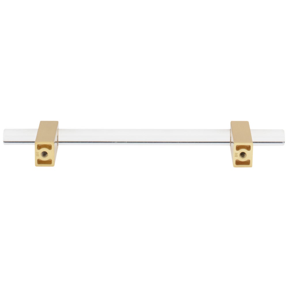 Hardware Resources 96 mm Center-to-Center Satin Nickel Spencer Cabinet Bar Pull