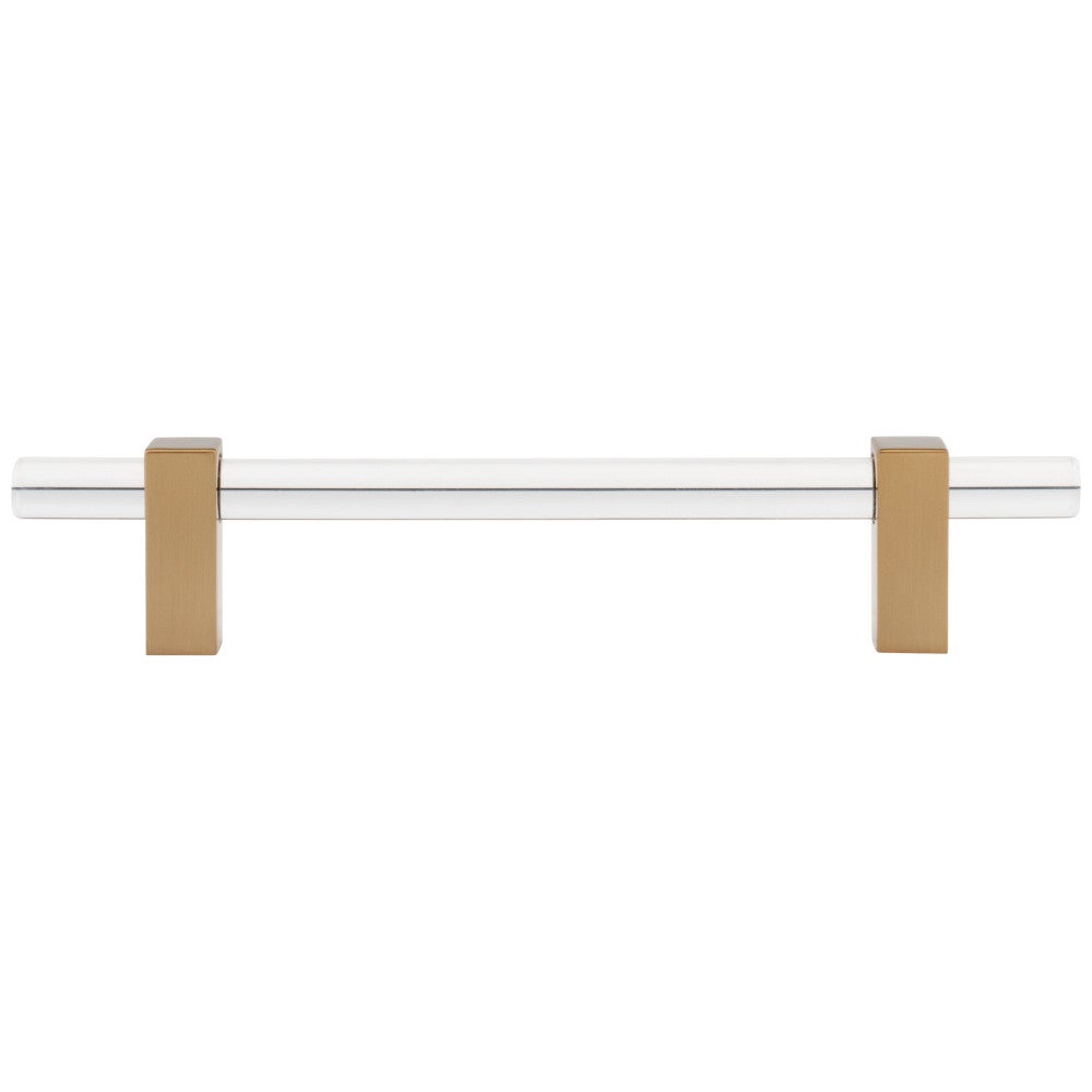 Hardware Resources 96 mm Center-to-Center Satin Nickel Spencer Cabinet Bar Pull