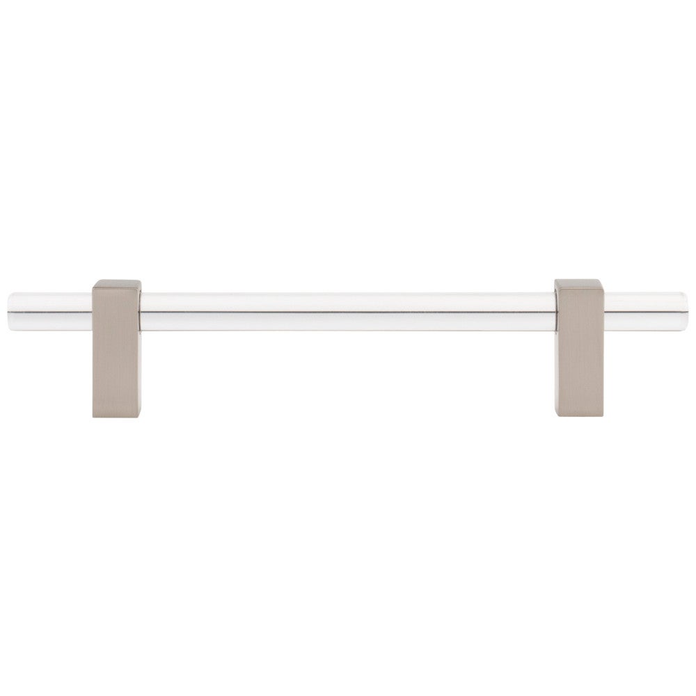 Hardware Resources 96 mm Center-to-Center Satin Nickel Spencer Cabinet Bar Pull