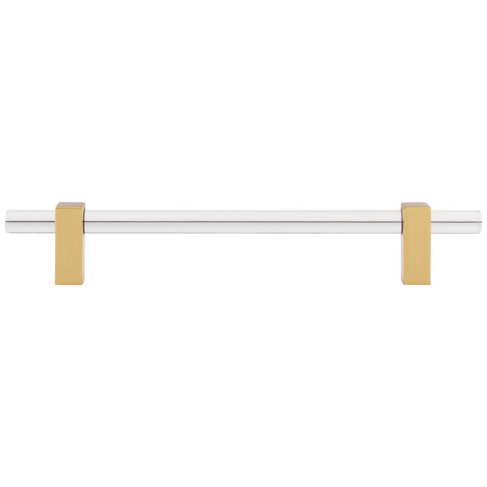 Hardware Resources 96 mm Center-to-Center Satin Nickel Spencer Cabinet Bar Pull