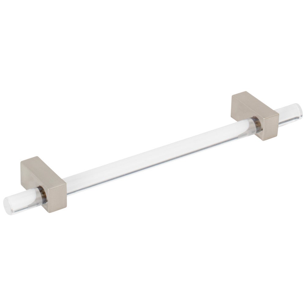 Hardware Resources 96 mm Center-to-Center Satin Nickel Spencer Cabinet Bar Pull