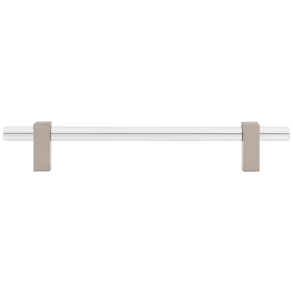 Hardware Resources 96 mm Center-to-Center Satin Nickel Spencer Cabinet Bar Pull