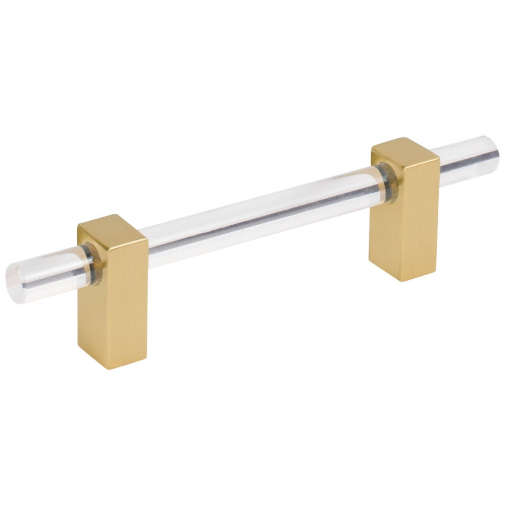 Hardware Resources 96 mm Center-to-Center Satin Nickel Spencer Cabinet Bar Pull