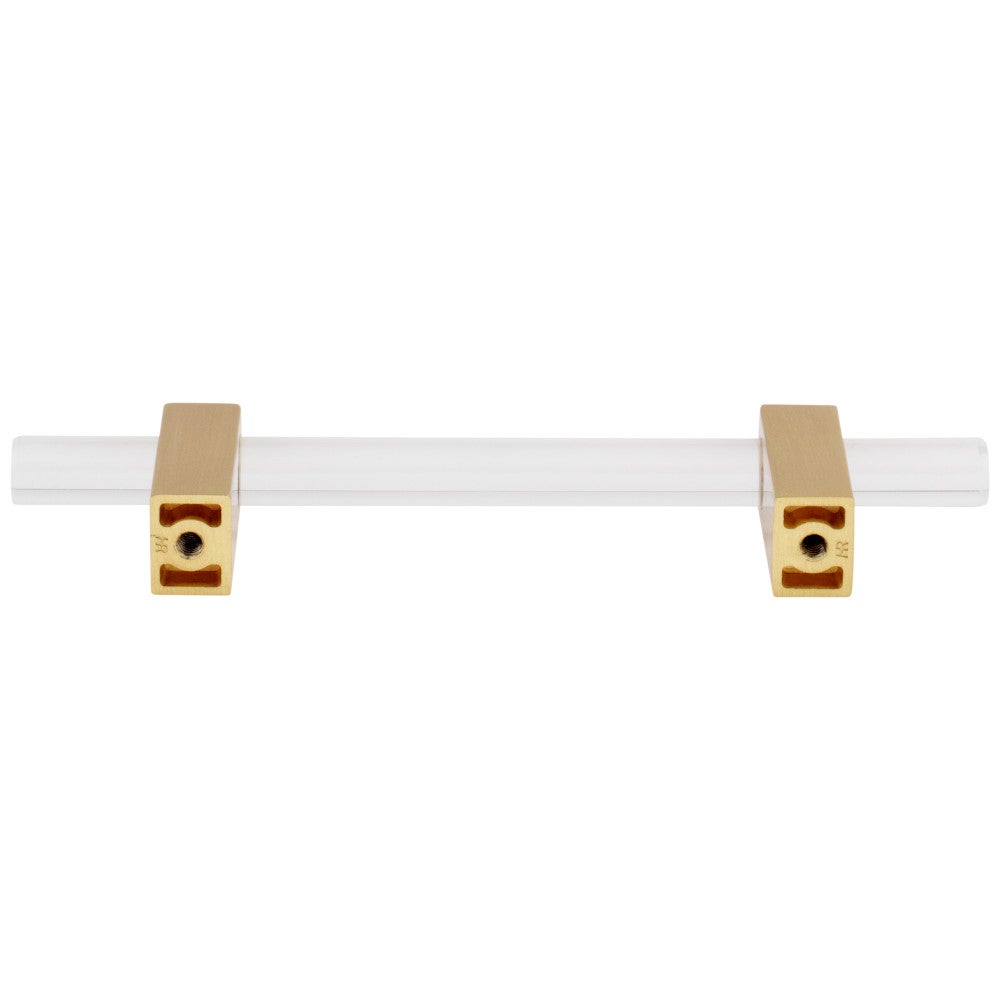 Hardware Resources 96 mm Center-to-Center Satin Nickel Spencer Cabinet Bar Pull
