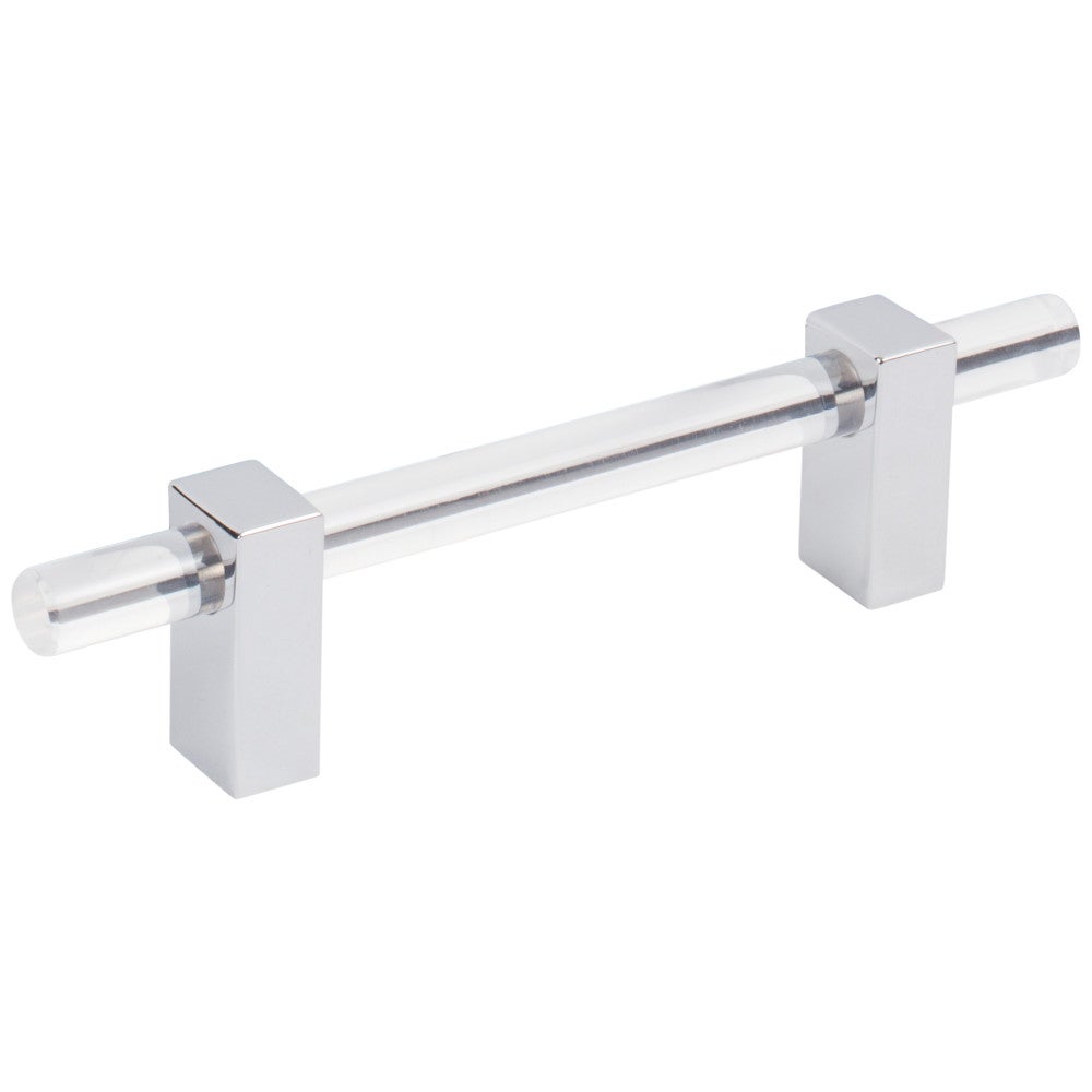 Hardware Resources 96 mm Center-to-Center Satin Nickel Spencer Cabinet Bar Pull