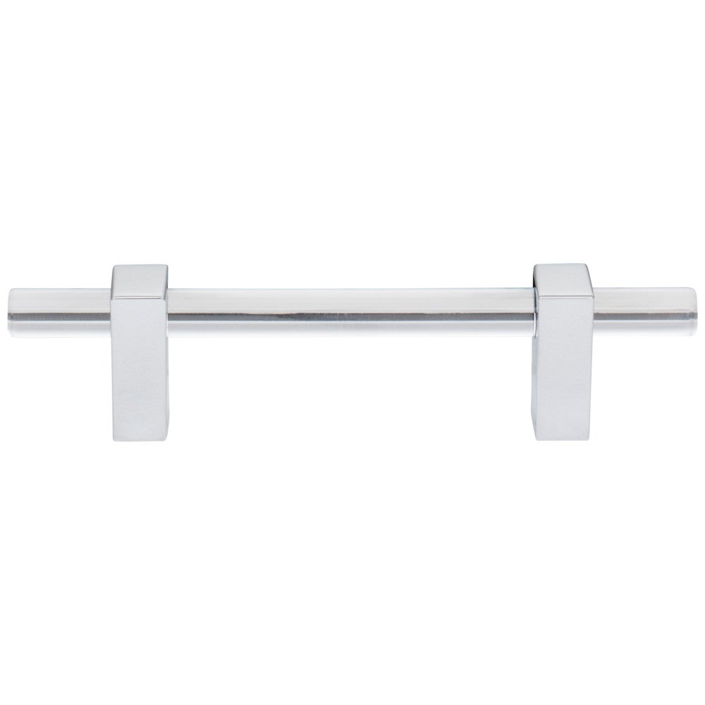 Hardware Resources 96 mm Center-to-Center Satin Nickel Spencer Cabinet Bar Pull