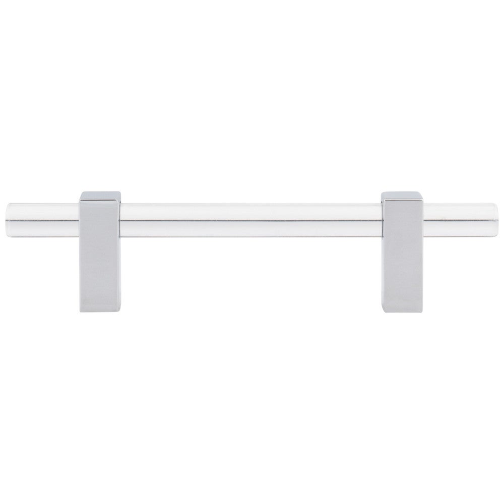 Hardware Resources 96 mm Center-to-Center Satin Nickel Spencer Cabinet Bar Pull