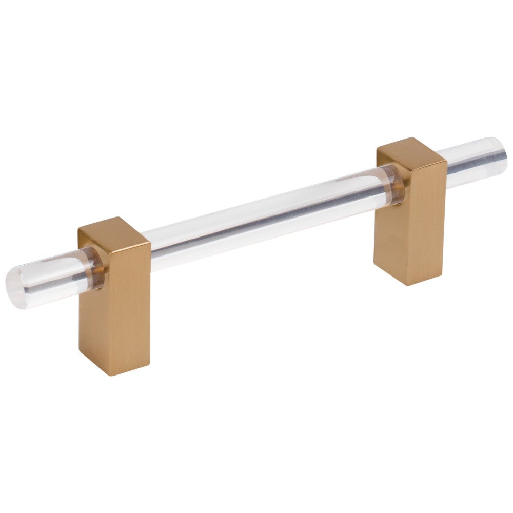 Hardware Resources 96 mm Center-to-Center Satin Nickel Spencer Cabinet Bar Pull