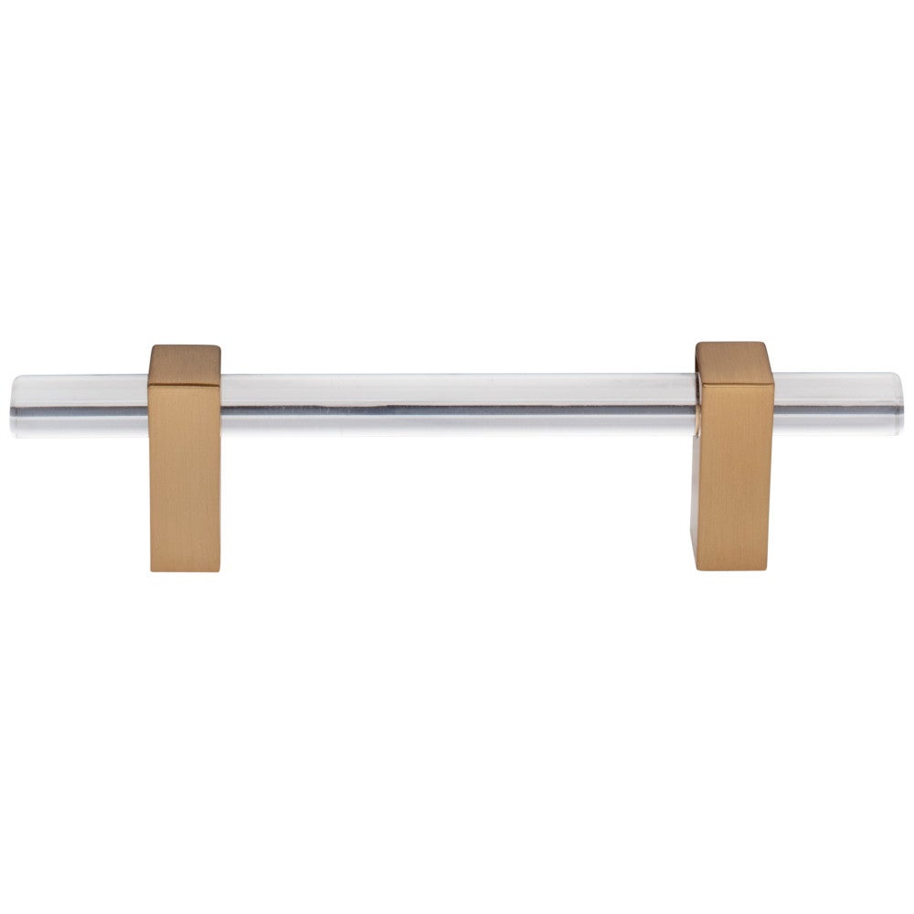 Hardware Resources 96 mm Center-to-Center Satin Nickel Spencer Cabinet Bar Pull
