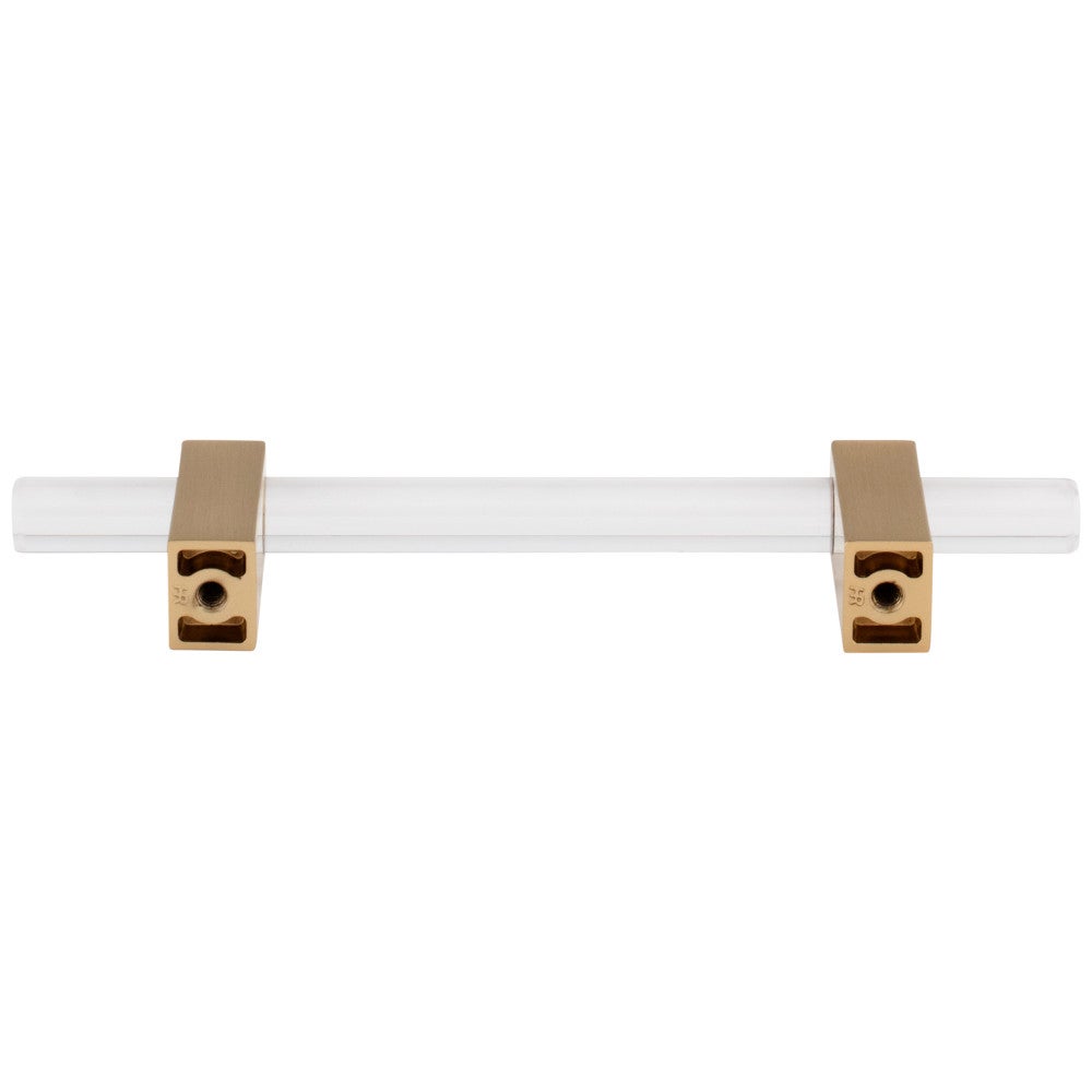 Hardware Resources 96 mm Center-to-Center Satin Nickel Spencer Cabinet Bar Pull