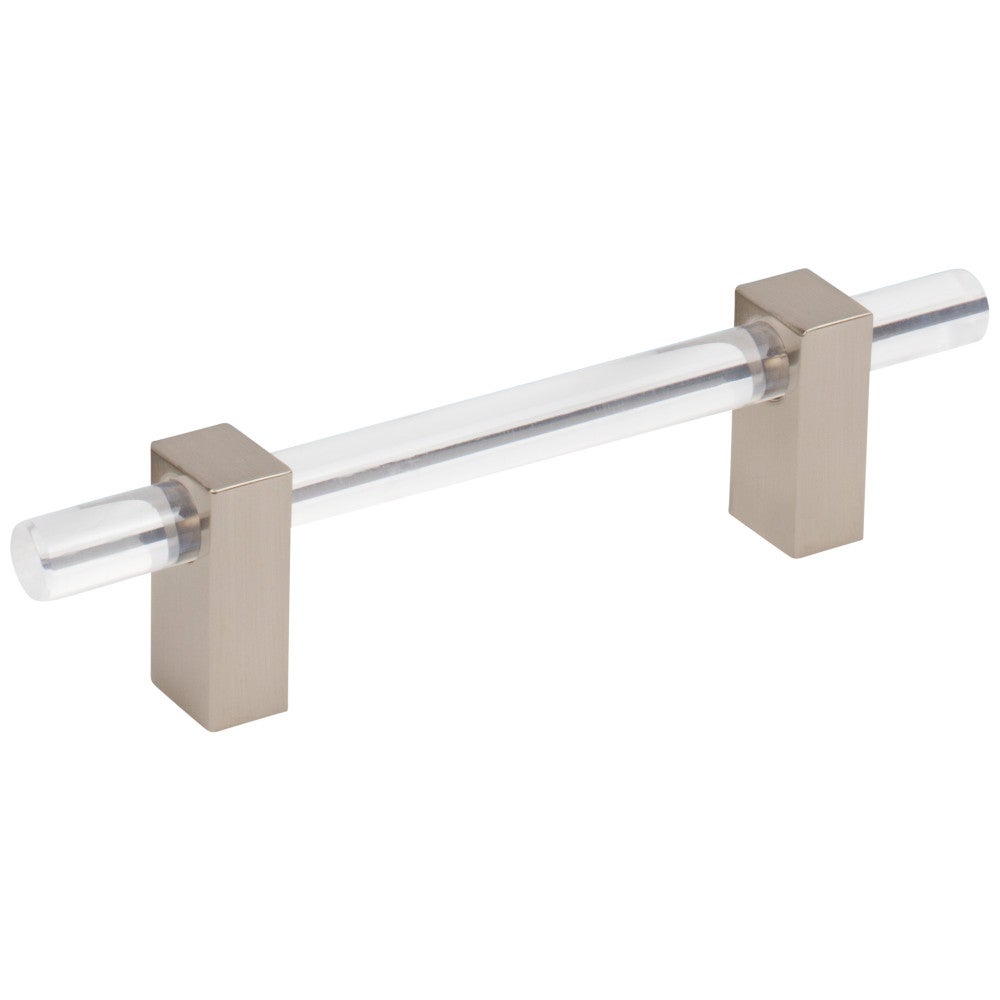 Hardware Resources 96 mm Center-to-Center Satin Nickel Spencer Cabinet Bar Pull