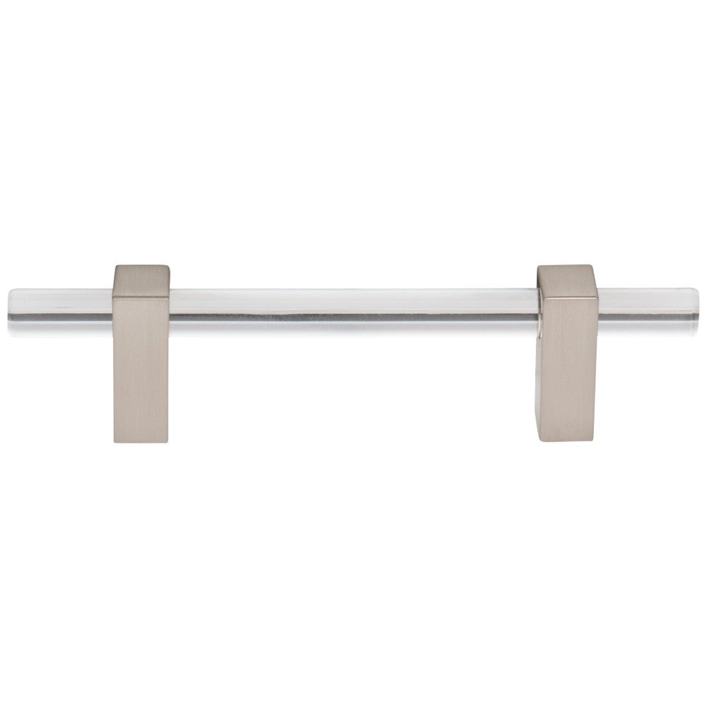 Hardware Resources 96 mm Center-to-Center Satin Nickel Spencer Cabinet Bar Pull