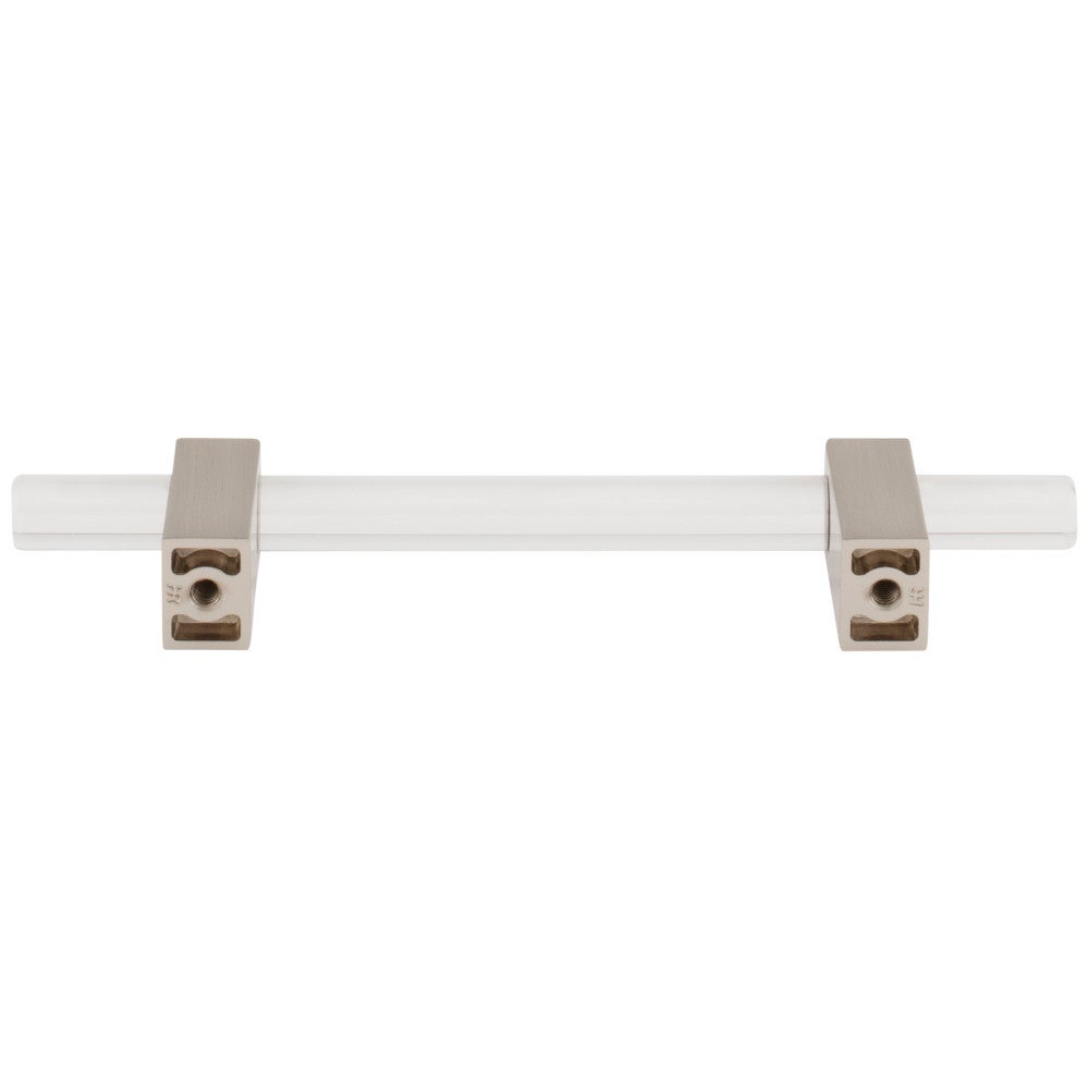 Hardware Resources 96 mm Center-to-Center Satin Nickel Spencer Cabinet Bar Pull