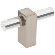 Hardware Resources 2-3/8" Overall Length Satin Nickel Spencer "T" Knob