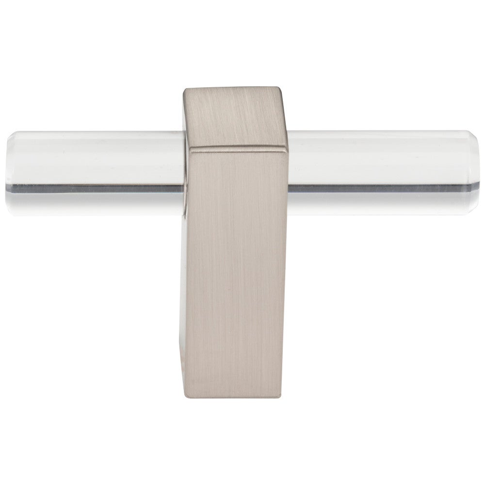 Hardware Resources 2-3/8" Overall Length Satin Nickel Spencer "T" Knob