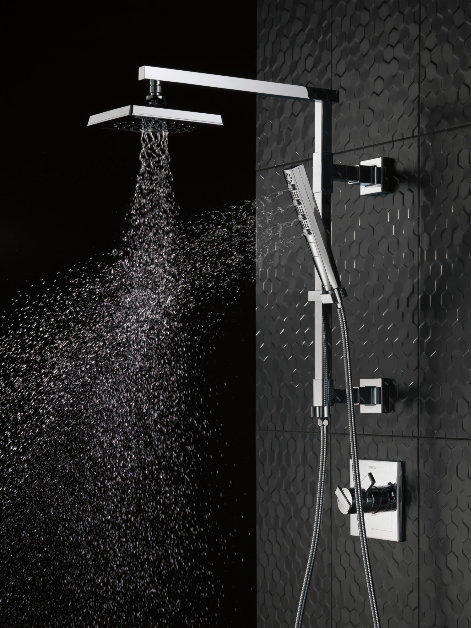 Delta Universal Showering Components H2OKinetic® Hand Shower 1.75 GPM 4-Setting