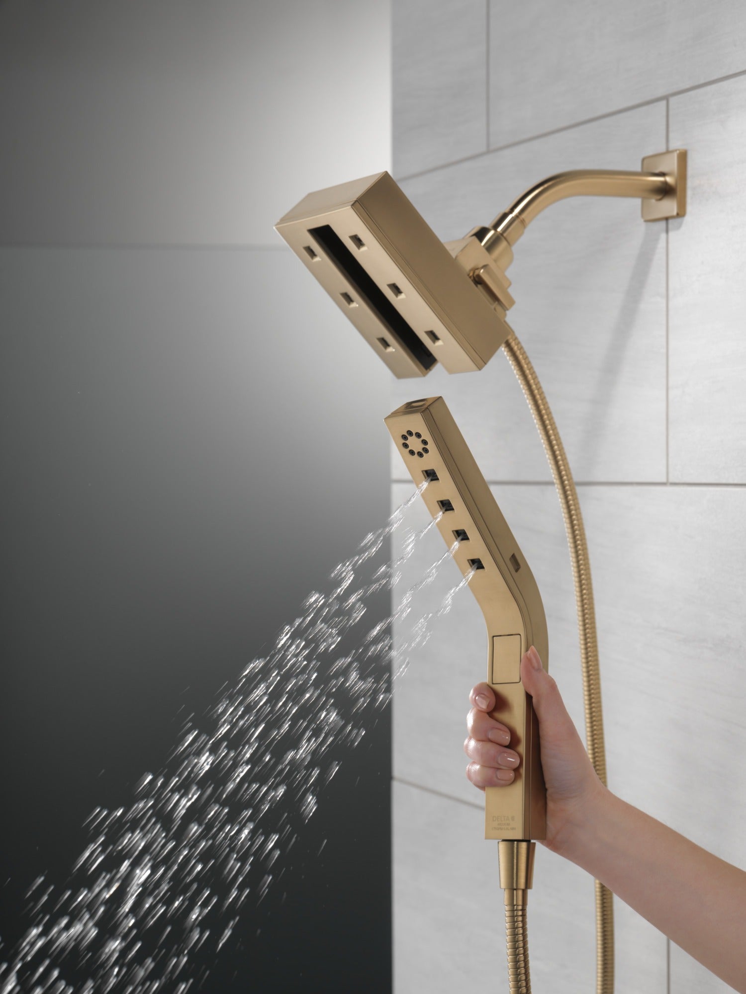 Delta Universal Showering Components H2OKinetic® In2ition® 4-Setting Two-in-One Shower (Recertified)