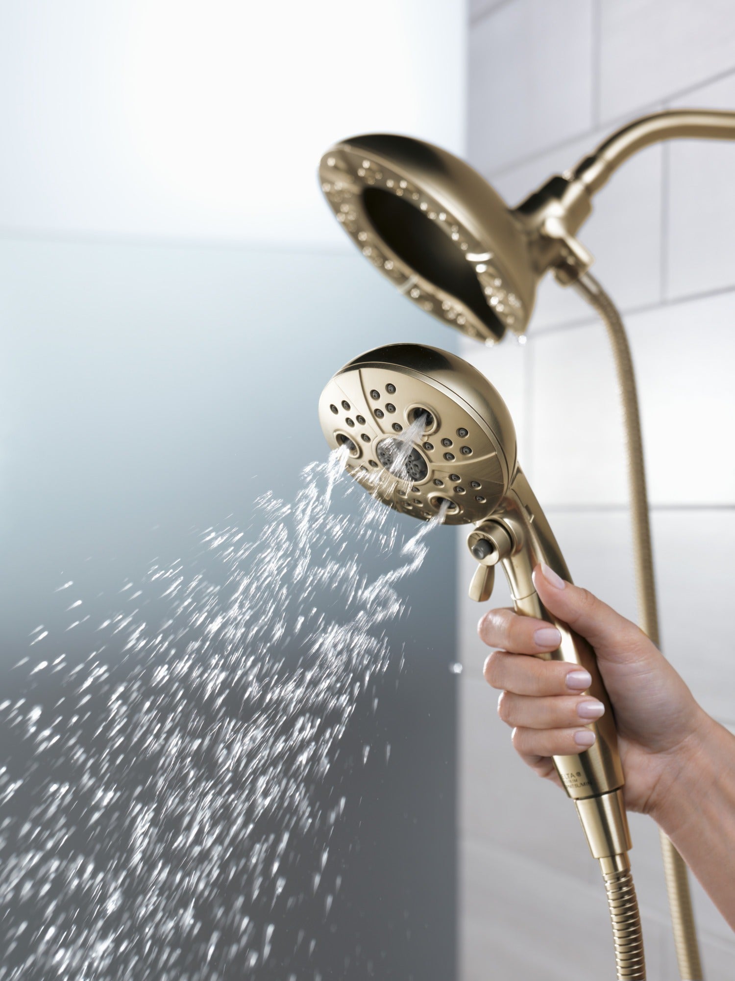 Delta Universal Showering Components H2Okinetic® In2ition® 5-Setting Two-In-One Shower