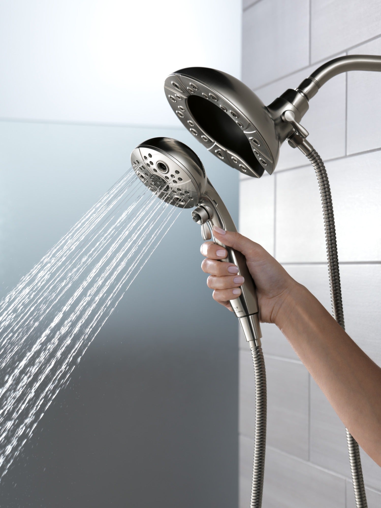 Delta Universal Showering Components H2Okinetic® In2ition® 5-Setting Two-In-One Shower