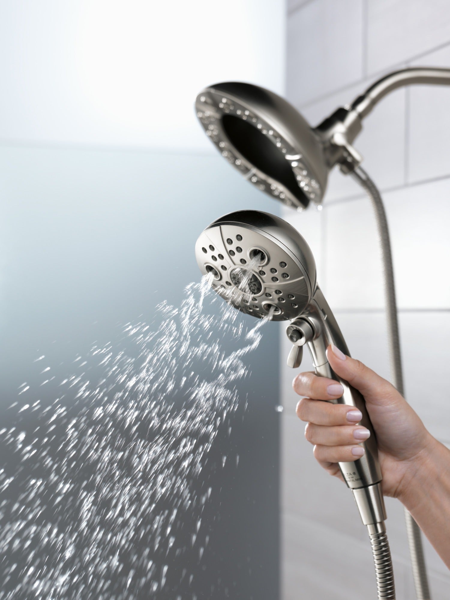 Delta Universal Showering Components H2Okinetic® In2ition® 5-Setting Two-In-One Shower