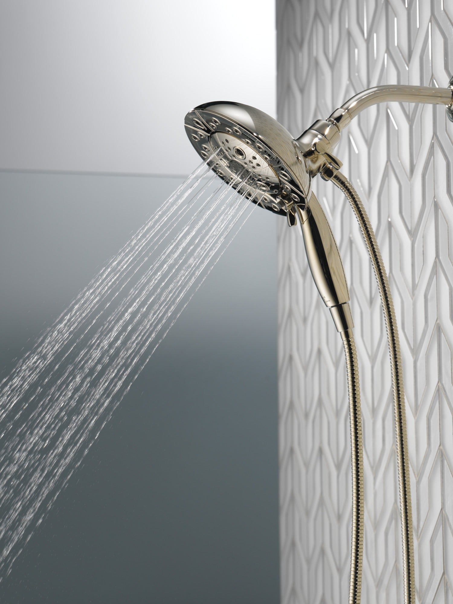 Delta Universal Showering Components H2Okinetic® In2ition® 5-Setting Two-In-One Shower