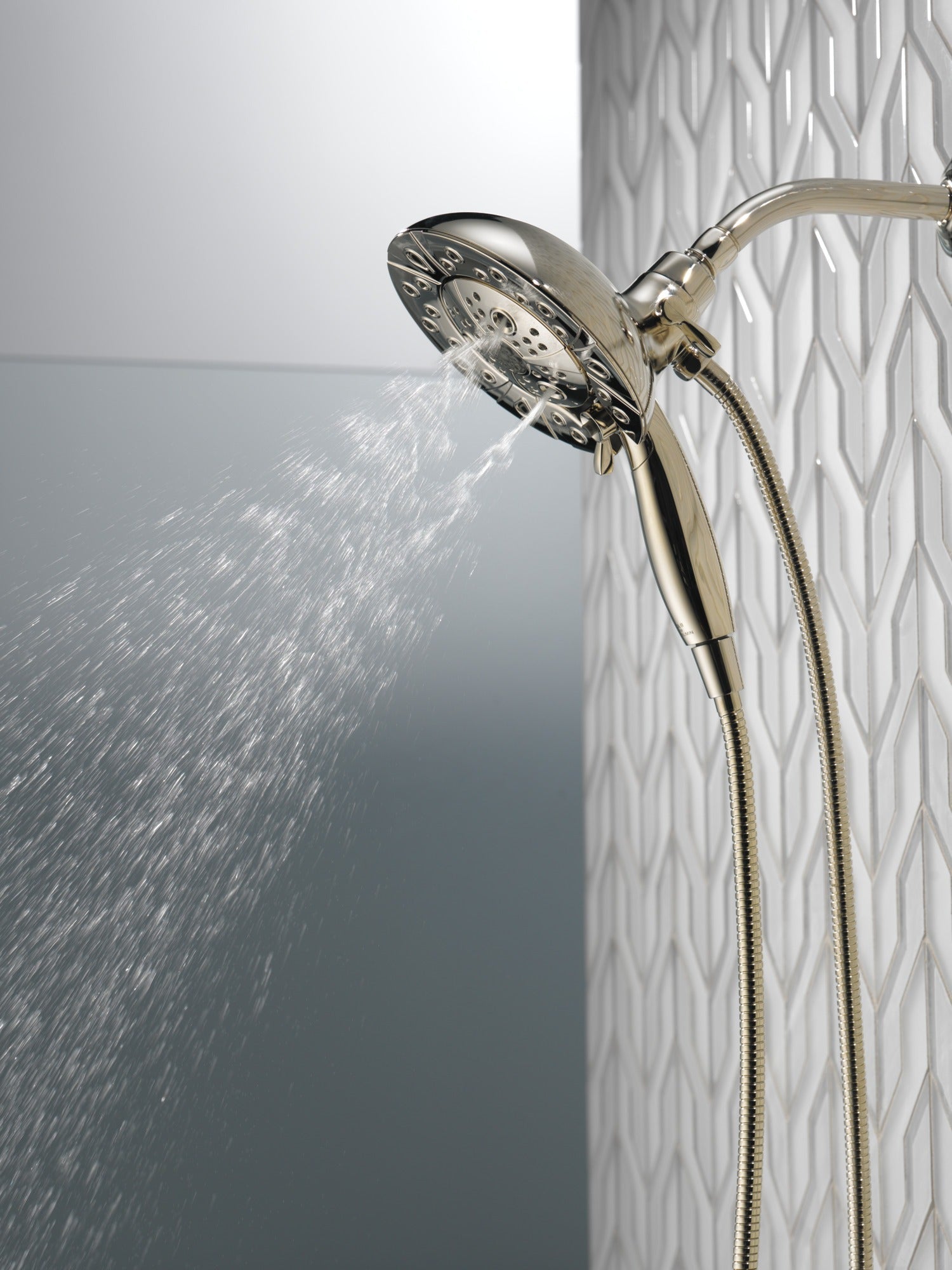 Delta Universal Showering Components H2Okinetic® In2ition® 5-Setting Two-In-One Shower