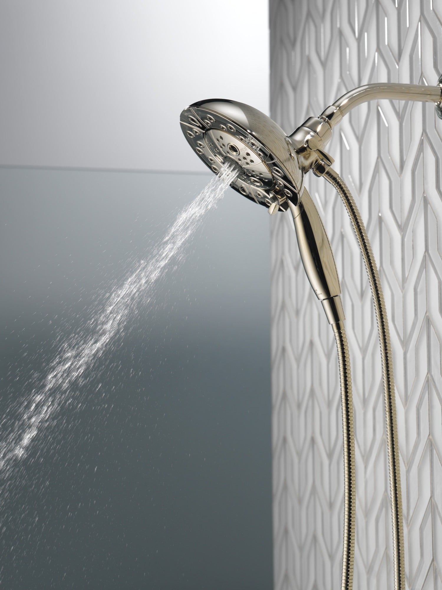 Delta Universal Showering Components H2Okinetic® In2ition® 5-Setting Two-In-One Shower