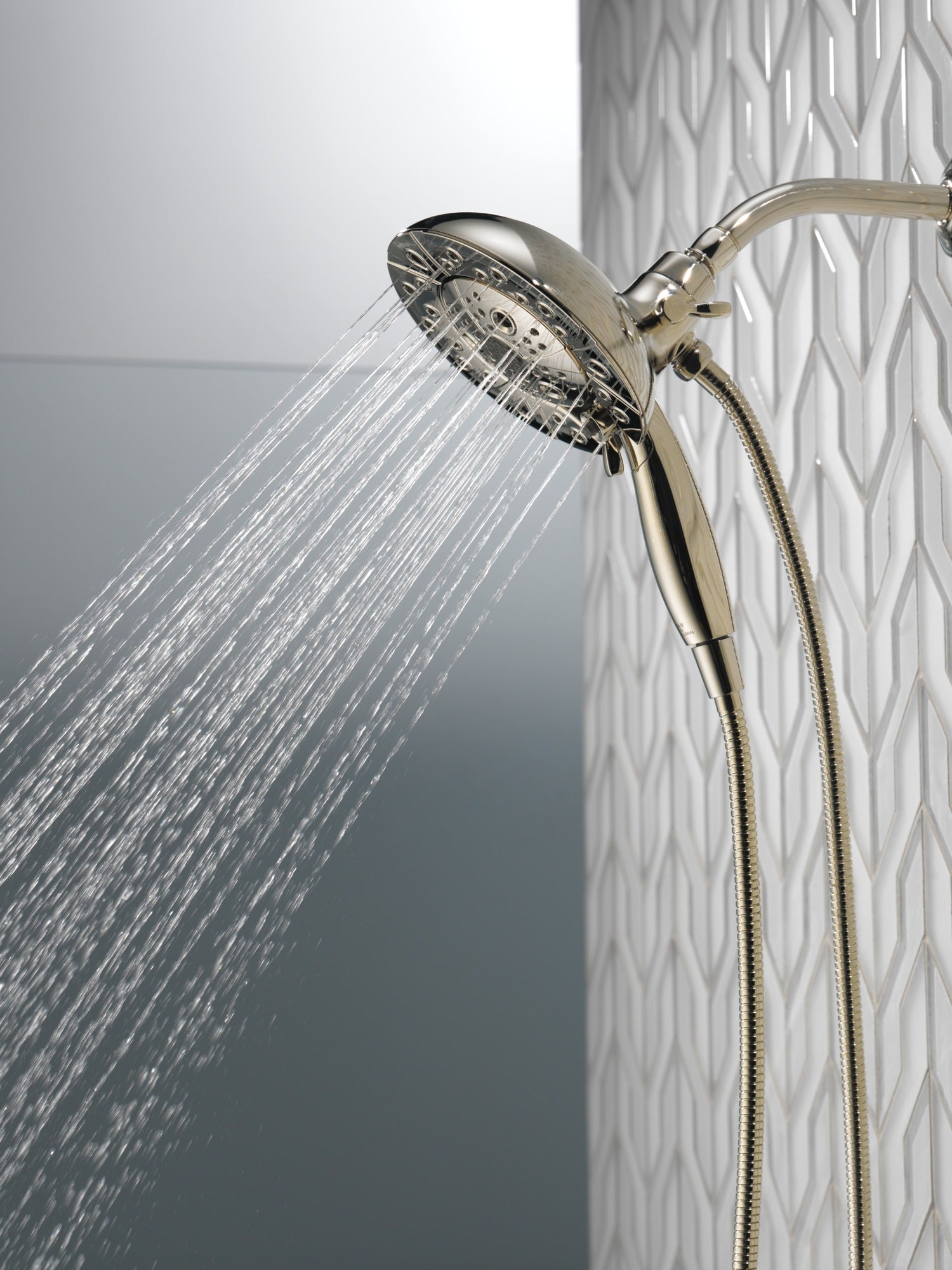 Delta Universal Showering Components H2Okinetic® In2ition® 5-Setting Two-In-One Shower