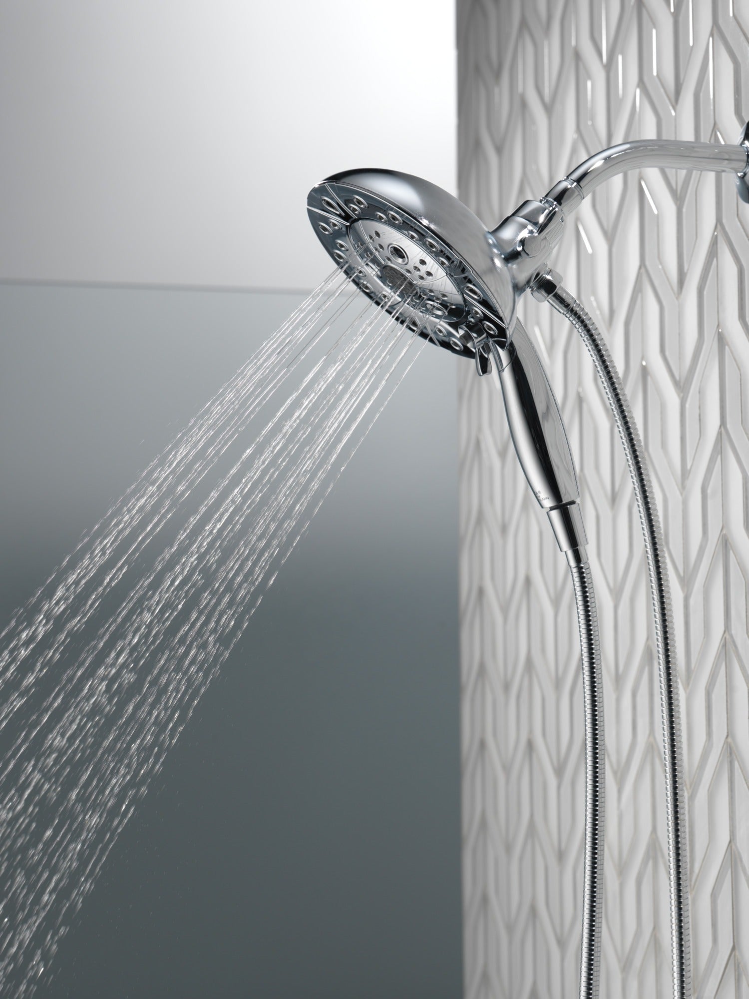 Delta Universal Showering Components H2Okinetic® In2ition® 5-Setting Two-In-One Shower