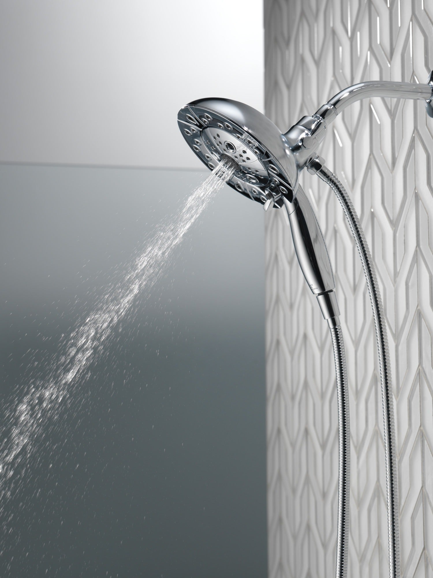 Delta Universal Showering Components H2Okinetic® In2ition® 5-Setting Two-In-One Shower