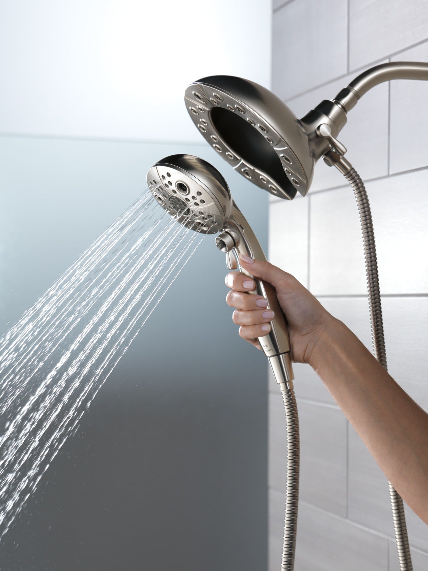 Delta Universal Showering Components H2Okinetic® In2ition® 5-Setting Two-In-One Shower
