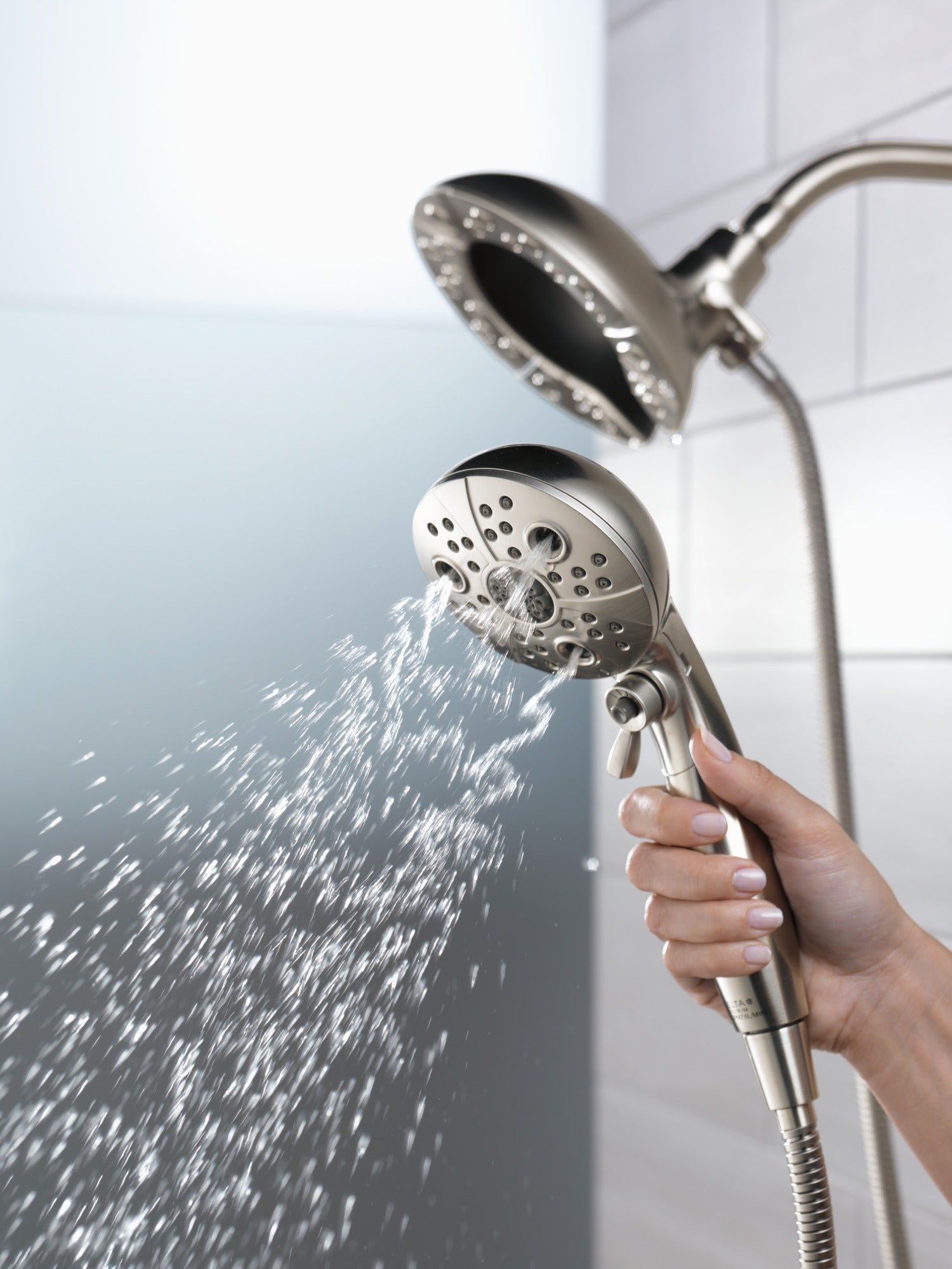Delta Universal Showering Components H2Okinetic® In2ition® 5-Setting Two-In-One Shower