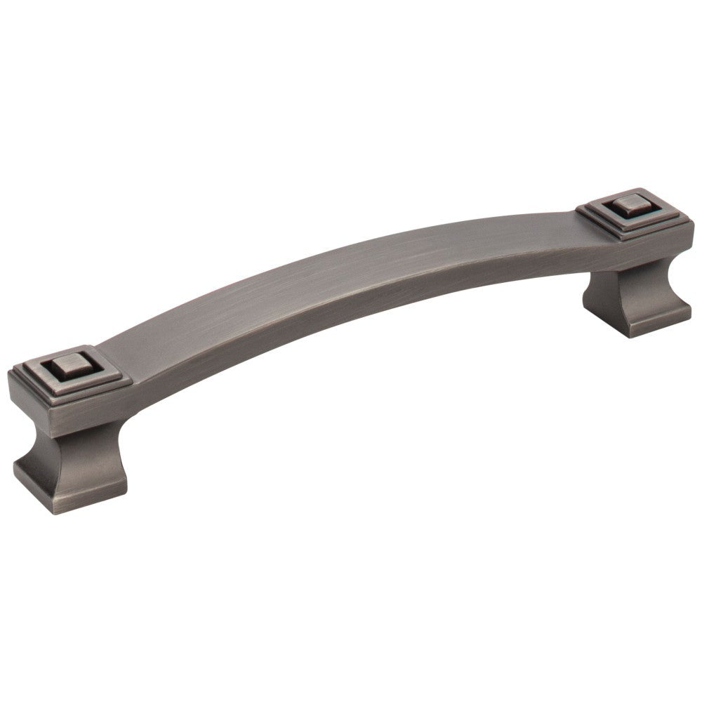 Hardware Resources 96 mm Center-to-Center Satin Nickel Square Delmar Cabinet Pull